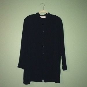 Dressy black tunic - Maggie McNaughton - 24W